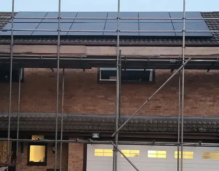 Solar panel installation on a home in Chester, Cheshire by Integral Solar