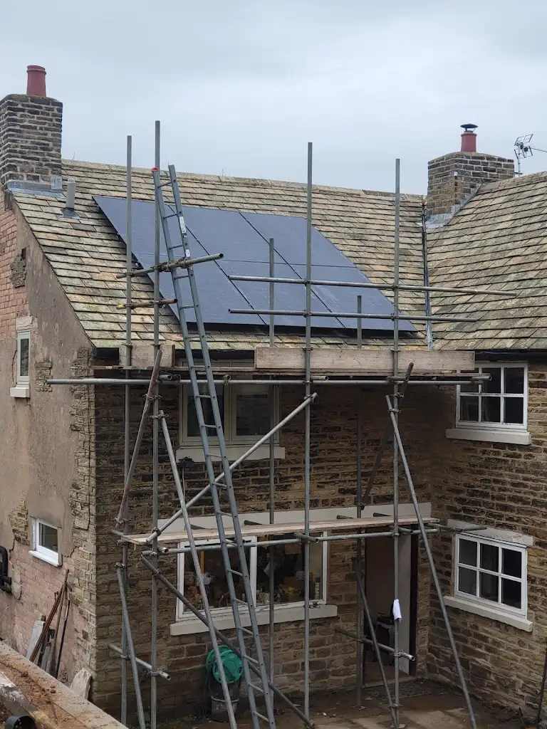 Solar panels installed on retail premises