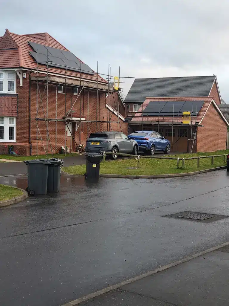 Solar panel installation on a home in Manchester by Integral Solar
